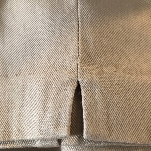 TIME and TRU Womens Cropped Pants Size 6 Beige Zipped Front Pockets New - Picture 10 of 13